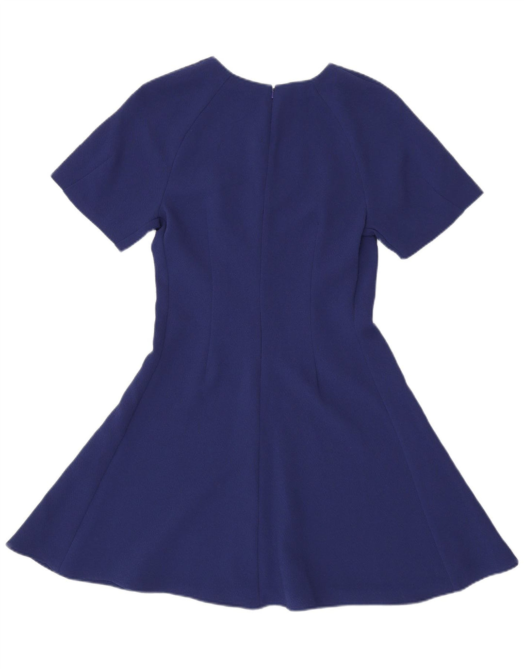 WHISTLES Womens A-Line Dress UK 12 Medium  Navy Blue Polyester