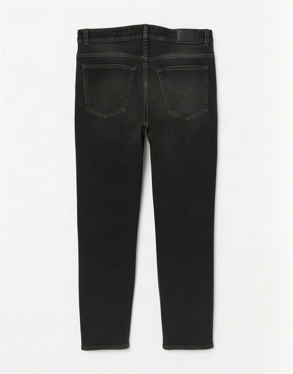 Marks & Spencer Womens Slim Jeans UK 12 Medium W28 L28 Grey Cotton