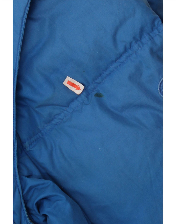 Diadora Mens Hooded Reversible Padded Jacket UK 40 Large Blue Polyester