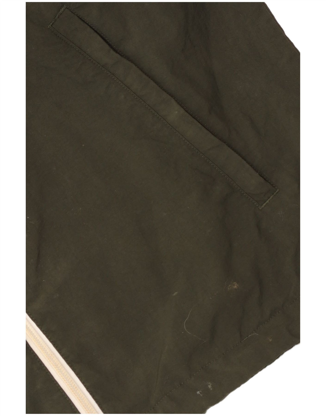 Adidas Mens Hooded Rain Jacket UK 36 Small Khaki Camouflage Polyester