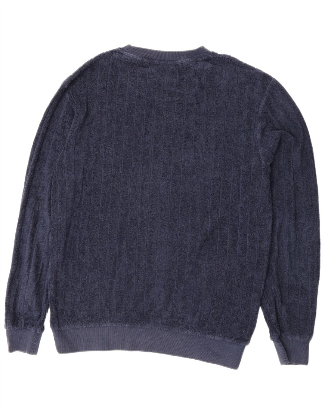 MC2 SAINT BARTH  Mens Fleece Jumper Medium Navy Blue Cotton