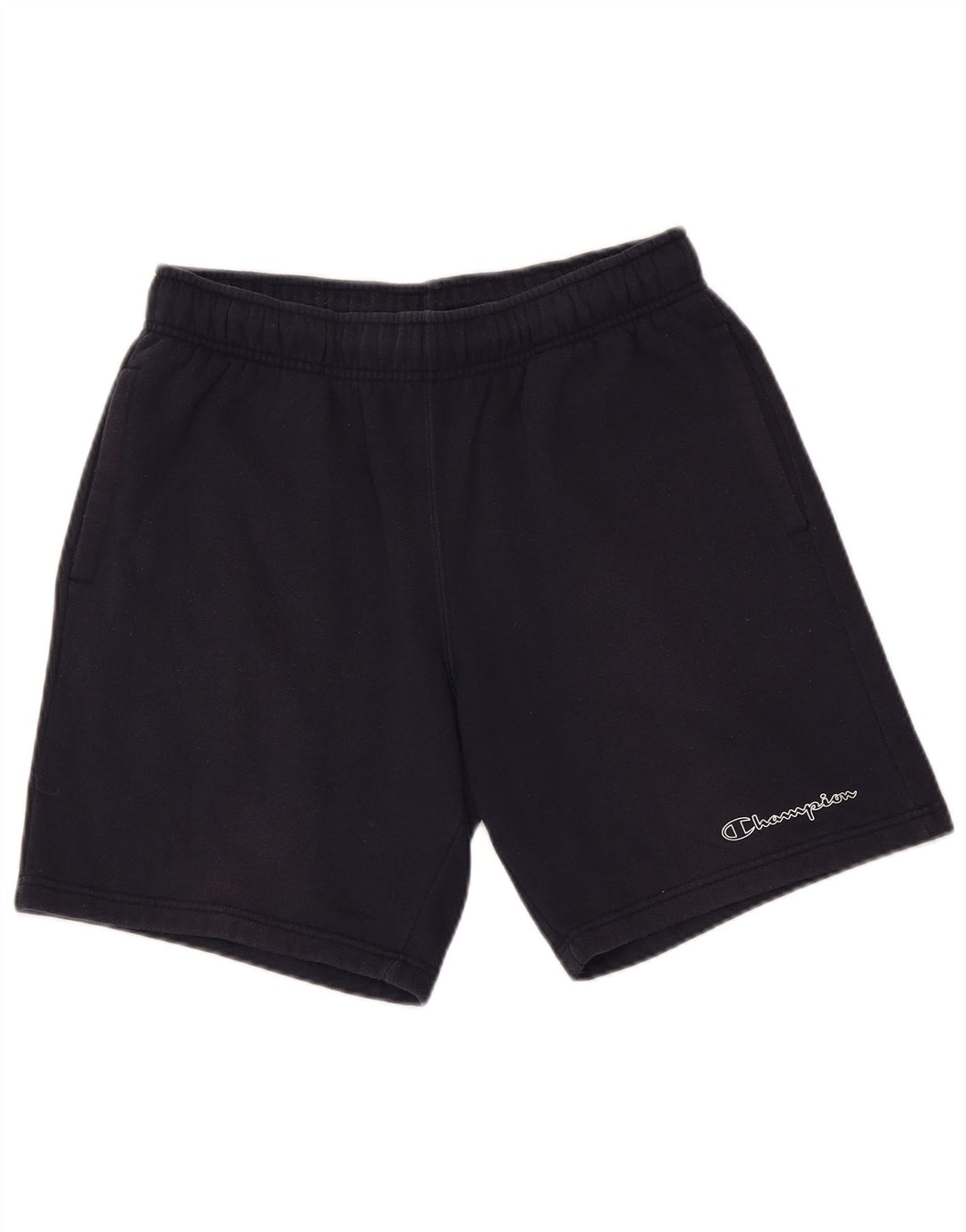 Champion Mens Sport Shorts Medium  Navy Blue Cotton