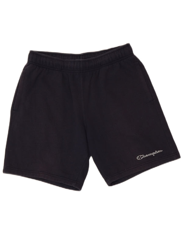 Champion Mens Sport Shorts Medium  Navy Blue Cotton