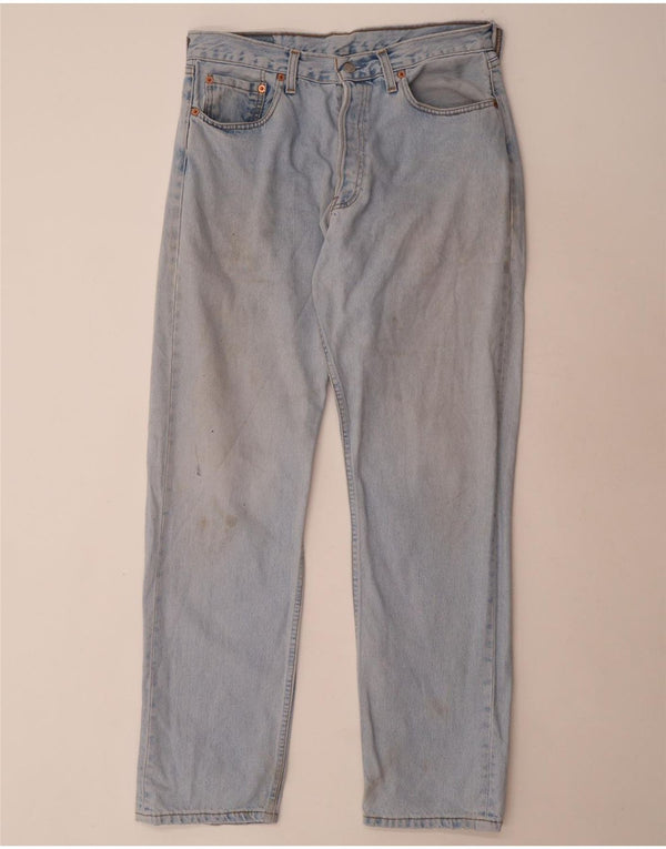 Levi's Mens 517 Straight Jeans W34 L32 Blue Cotton