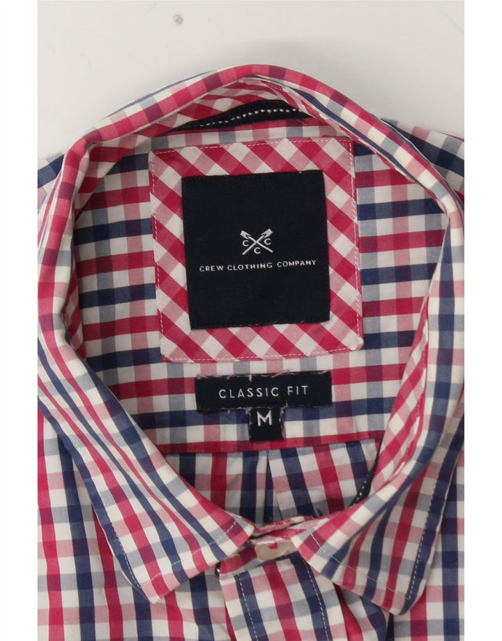 CREW CLOTHING Mens Classic Fit Shirt Medium Multicoloured Gingham Cotton