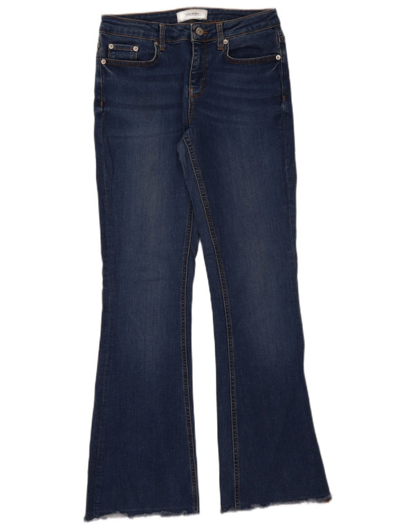 Zara Womens Flared Jeans EU 38 Small W28 L31 Blue