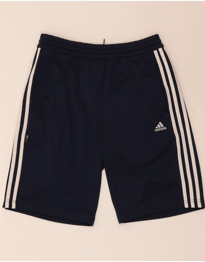 ADIDAS Mens Sport Shorts Medium  Navy Blue Polyester