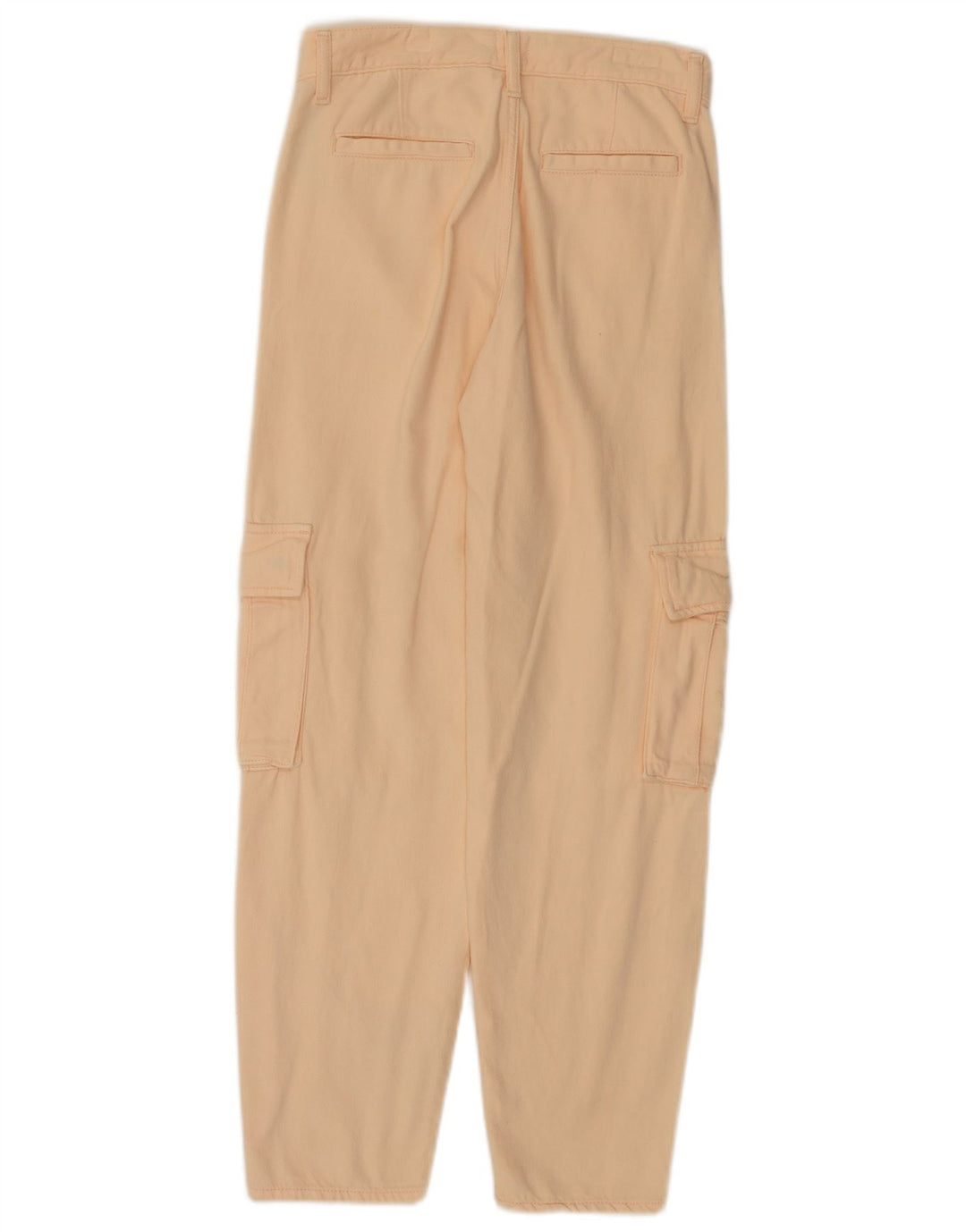 LEVI'S Womens High Waist Tapered Cargo Trousers W24 L28 Pink Cotton