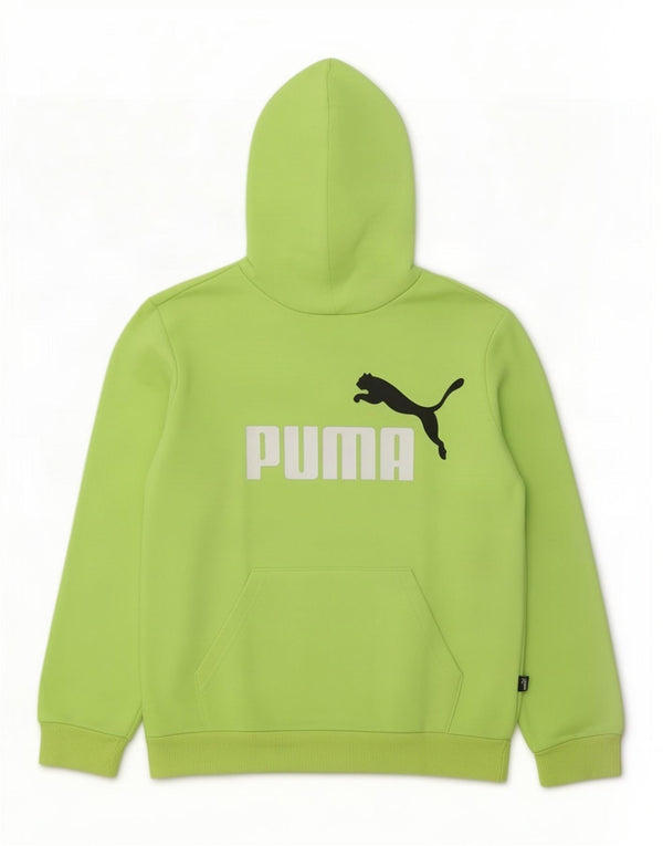 Puma Boys Graphic Hoodie Jumper 11-12 Years Green