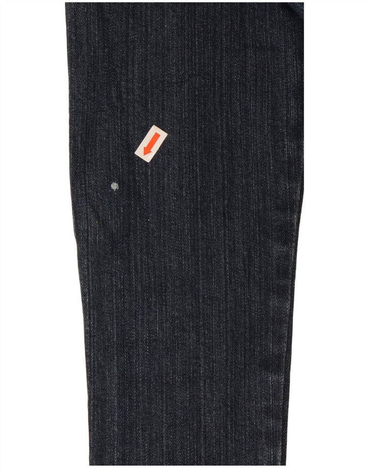 Vitamina Womens 1 Button Denim Blazer Jacket UK 14 Medium Blue Cotton