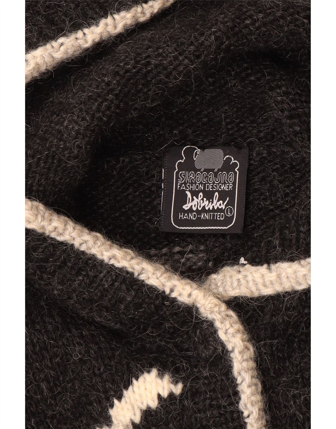 DOBRILA Womens Oversized Cardigan Sweater UK 16 Large Grey Novelty