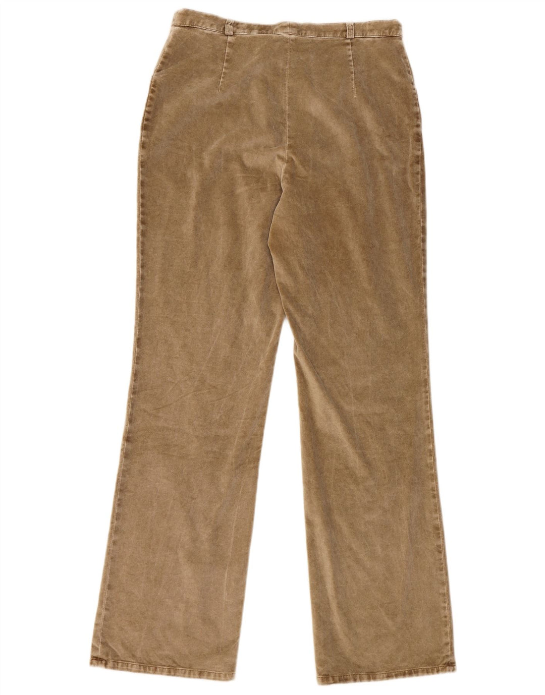 LAURA LEBEK Womens Bootcut Casual Trousers UK 16 Large W32 L32 Brown