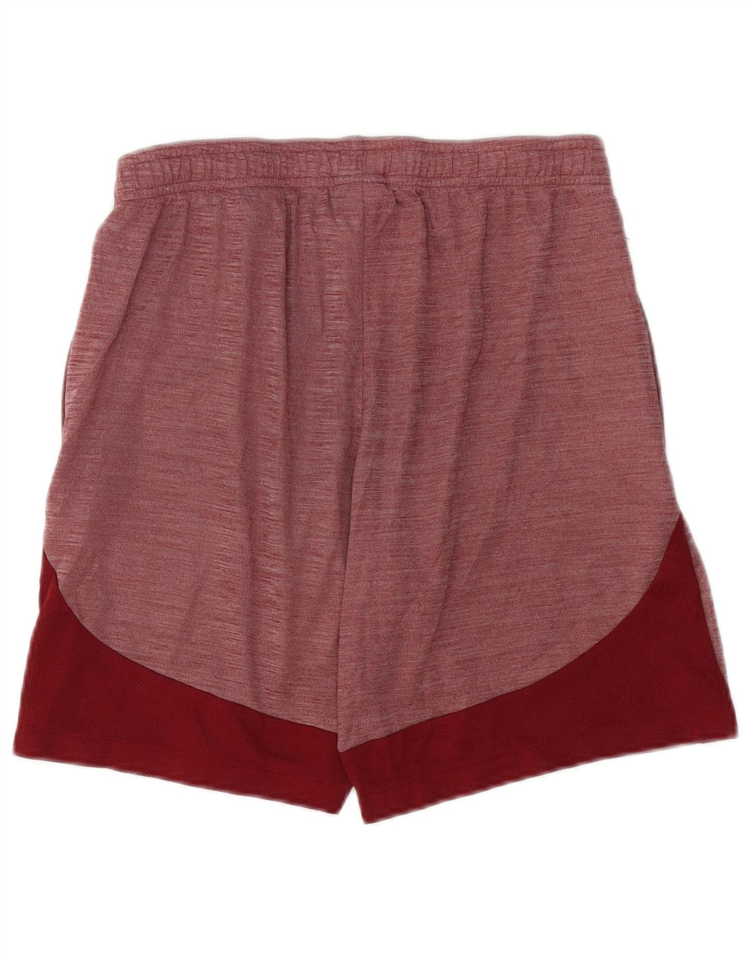 NIKE Mens Dri Fit Slim Fit Sport Shorts Medium  Burgundy Colourblock