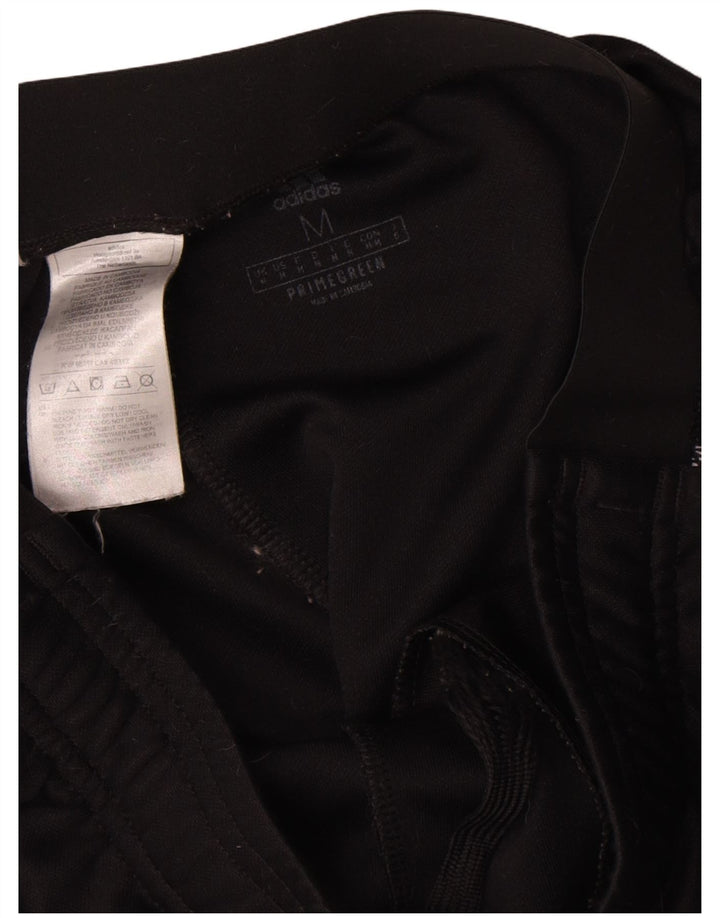Adidas Mens Tracksuit Trousers Medium Black Polyester Sports
