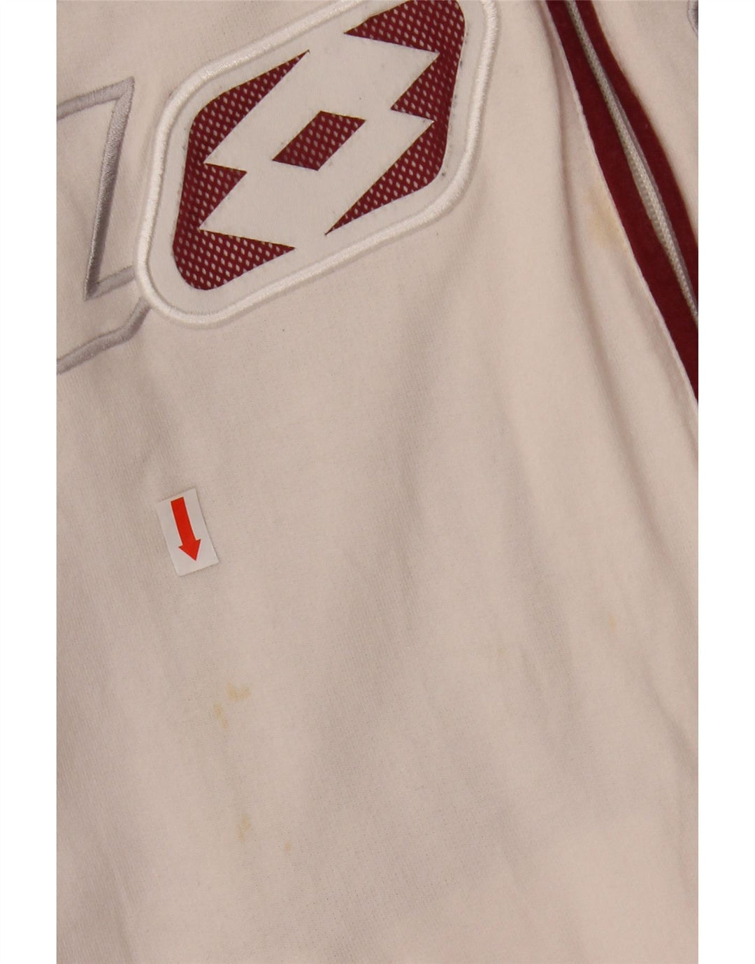 LOTTO Womens Graphic Tracksuit Top Jacket UK 18 XL White Colourblock