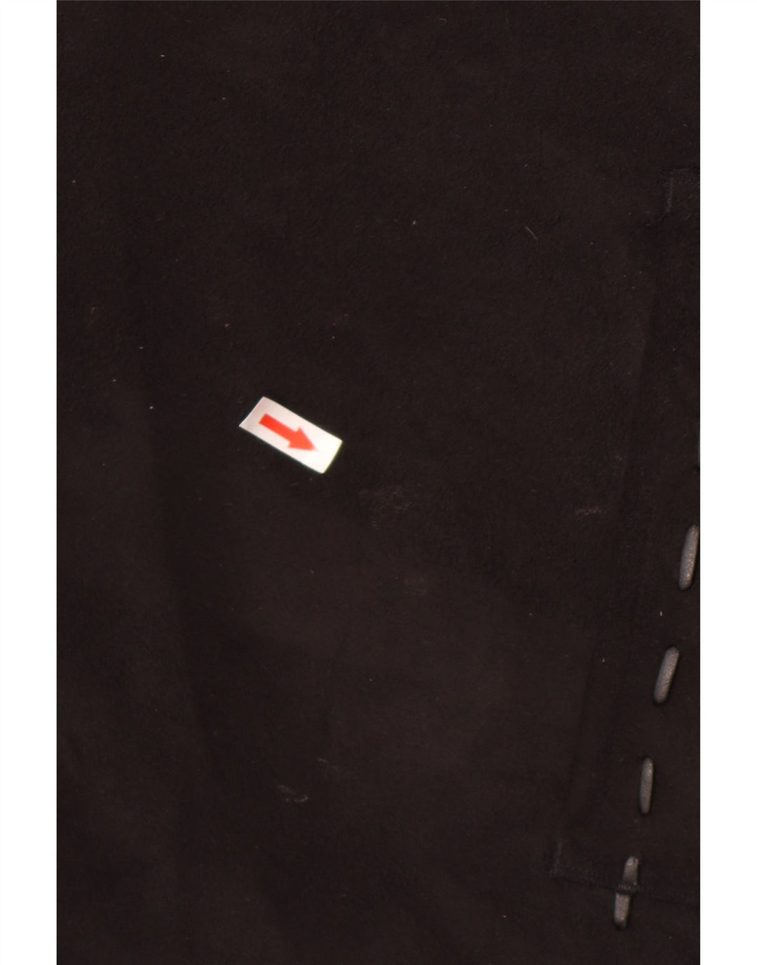 Vintage Womens Sherpa Jacket UK 26 5XL Black Acrylic