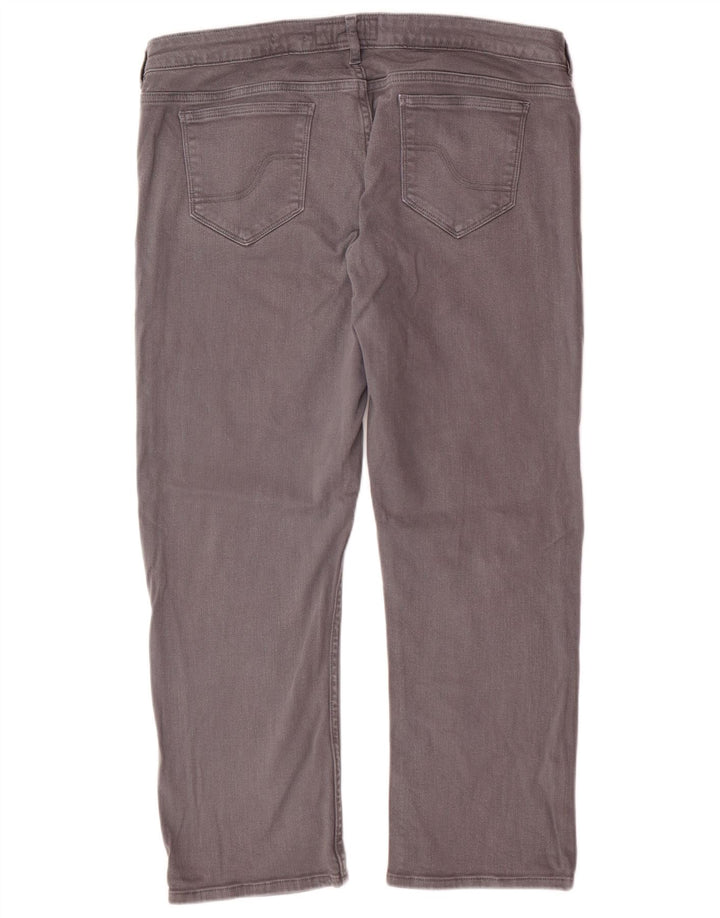 FAT FACE Womens Capri Jeans US 16 2XL W36 L24 Grey Cotton