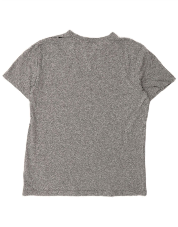 Nike Mens T-Shirt Top Small Grey Cotton