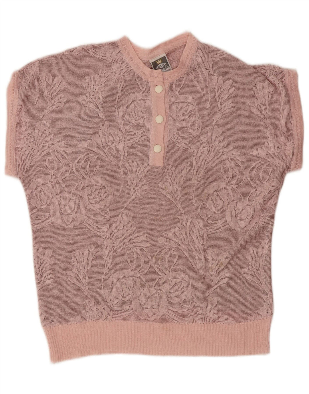 FREYA Womens Crew Neck Jumper Sweater EU 40 Medium Pink Floral