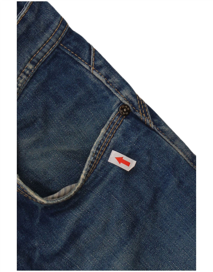 GAS Womens Slim Jeans W32 L29 Blue Cotton