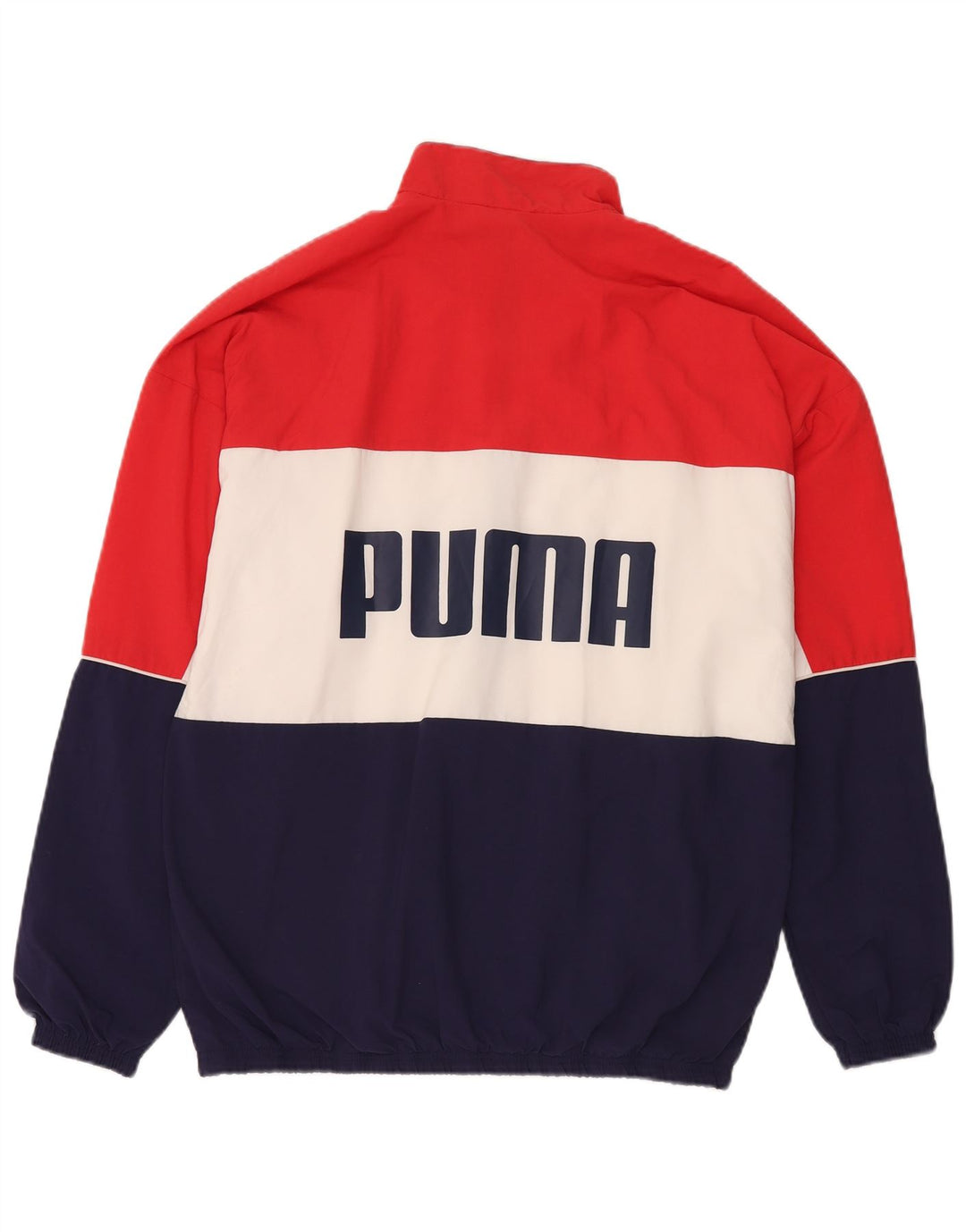 PUMA Mens Graphic Tracksuit Top Jacket Medium Multicoloured Colourblock