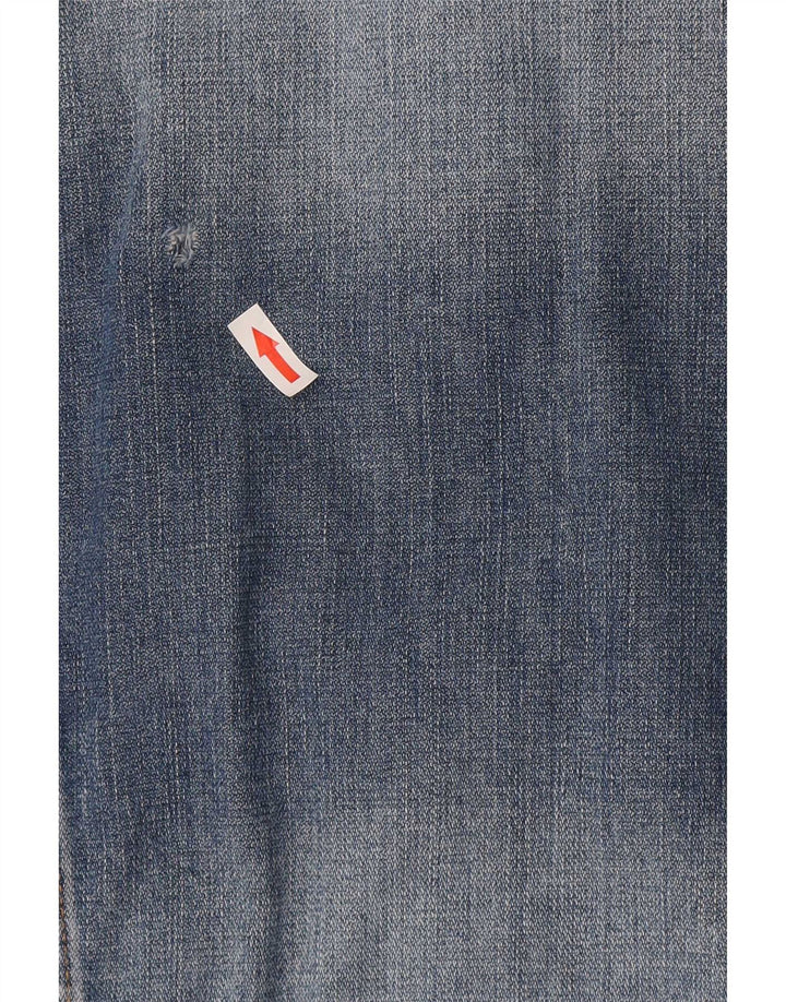 Nike Womens Denim Jacket UK 14 Medium Blue Cotton