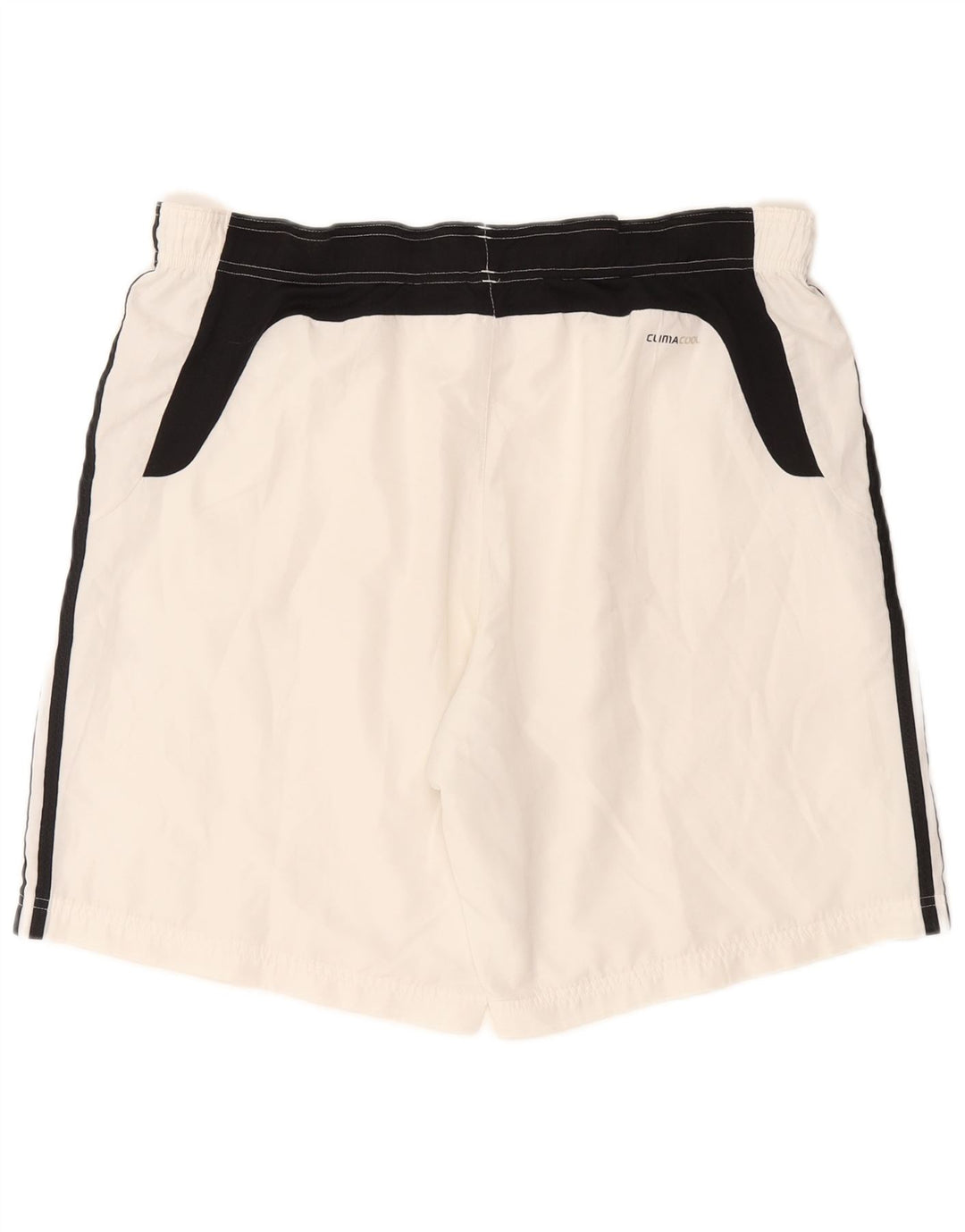Adidas Mens Climacool Swimming Shorts Large  White Colourblock Polyester