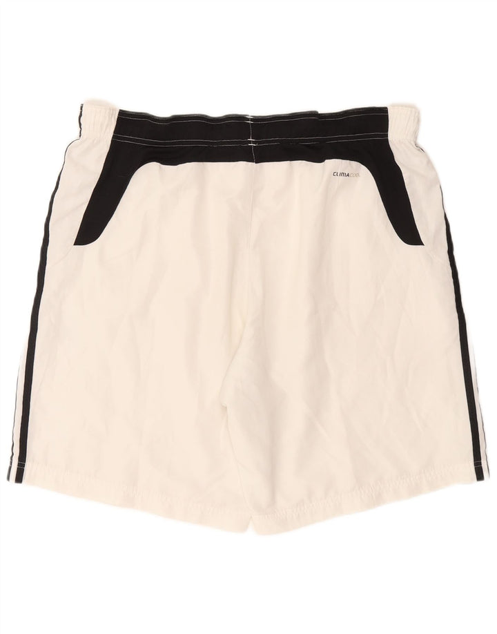 Adidas Mens Climacool Swimming Shorts Large  White Colourblock Polyester