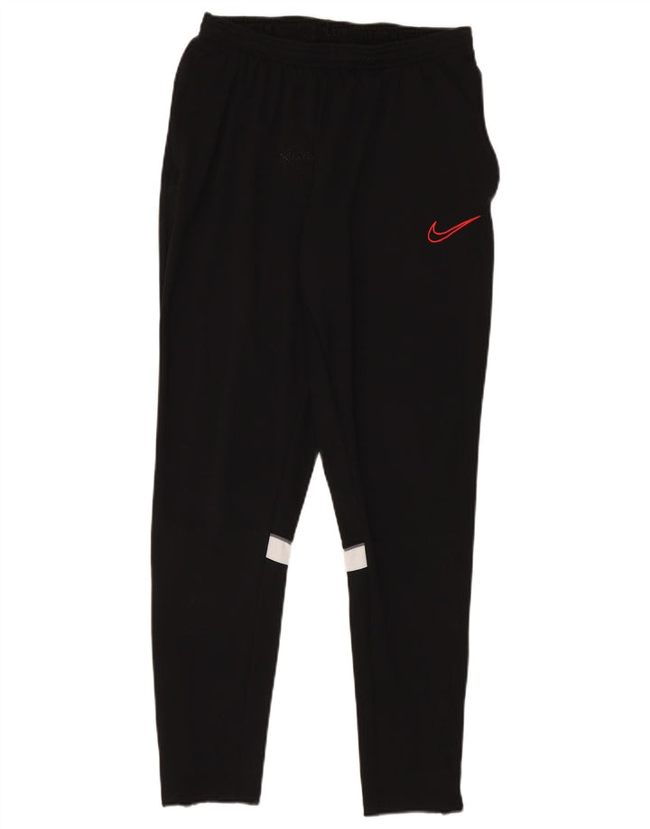 Nike Mens Dri Fit Tracksuit Trousers Large Black Colourblock Polyester