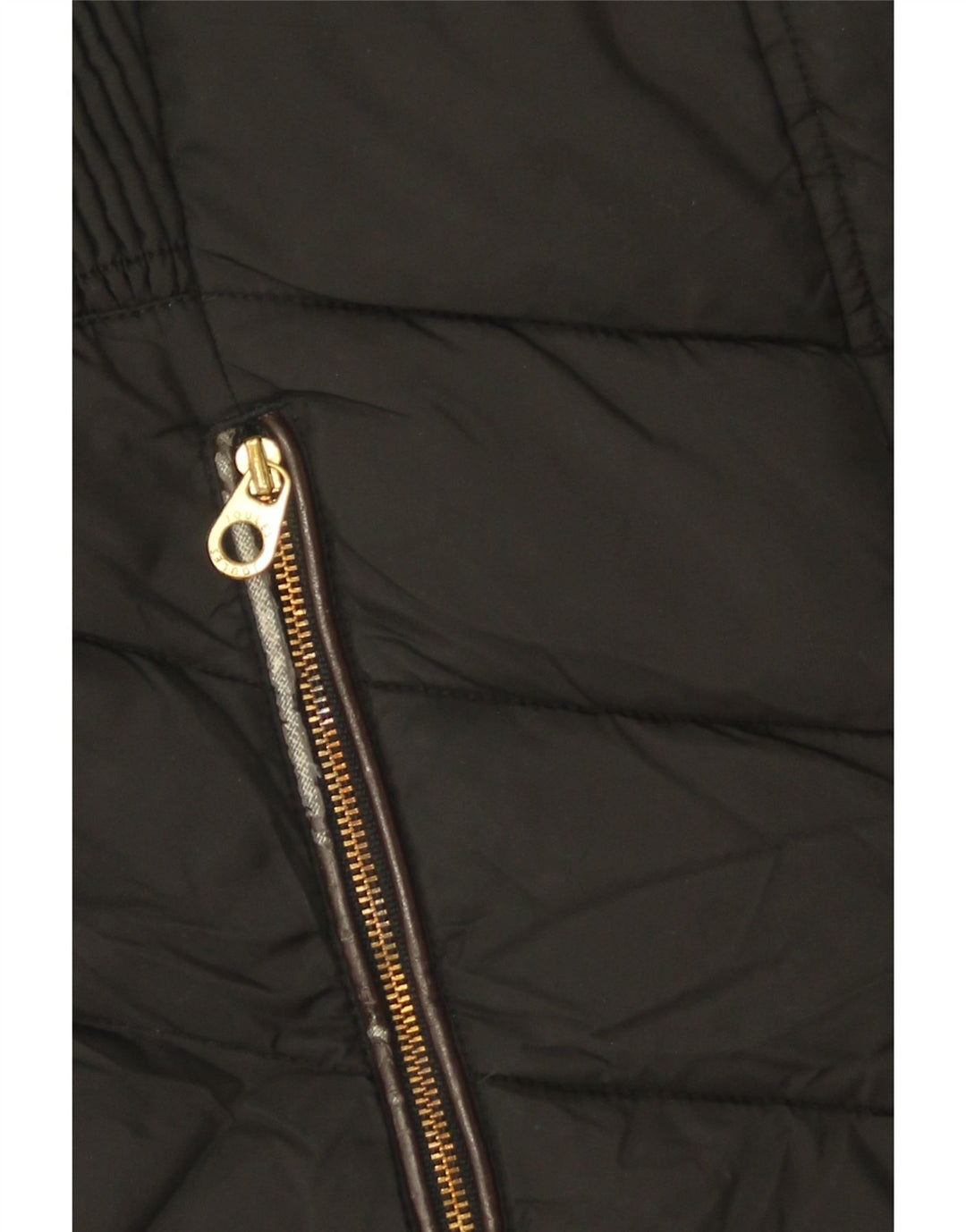 Joules Womens Hooded Padded Coat UK 8 Small Black Polyester