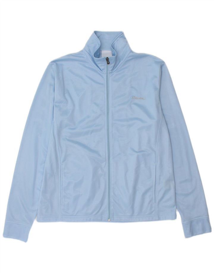 Diadora Womens Tracksuit Top Jacket UK 18 XL Blue Polyester