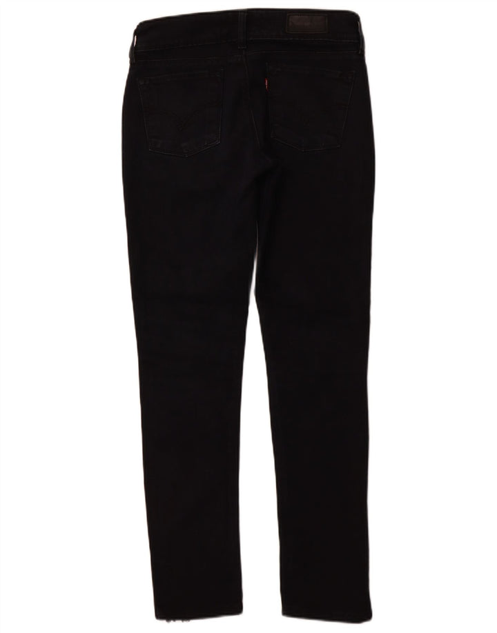 LEVI'S Womens 571 Slim Jeans W28 L28 Black