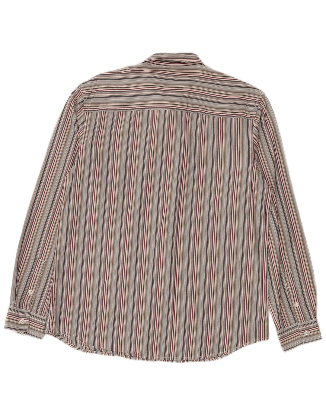 Wrangler Mens Shirt Large Multicoloured Striped Cotton