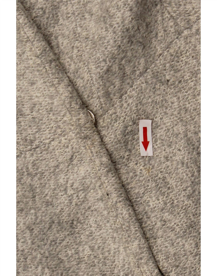 Zara Womens Overcoat UK 14 Large Grey Polyester