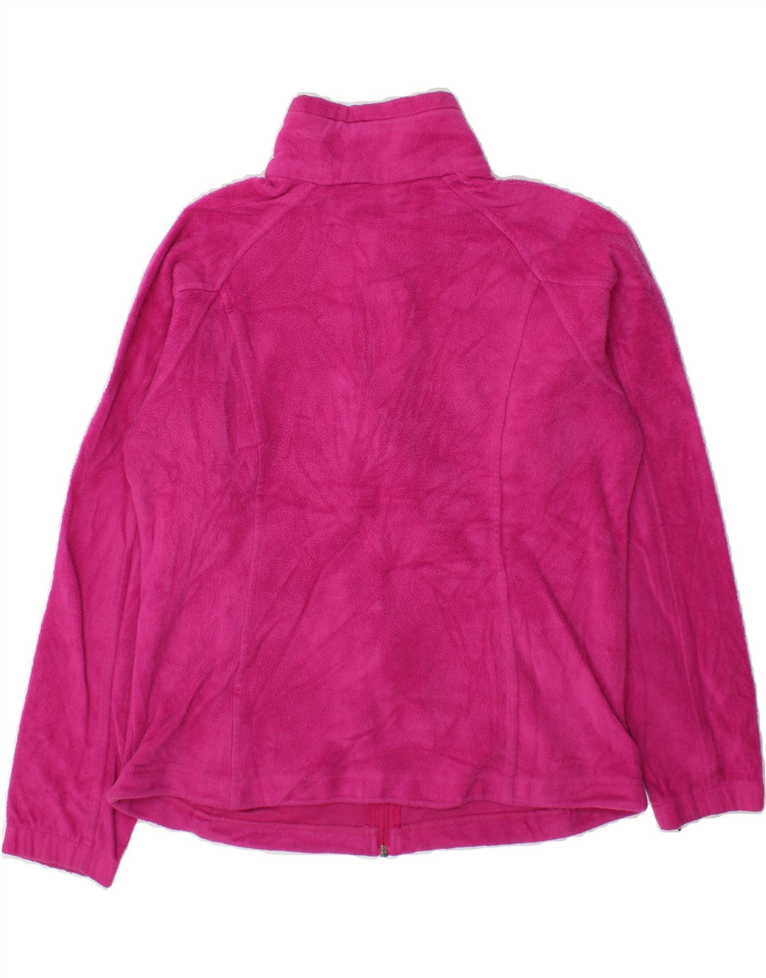 COLUMBIA Womens Fleece Jacket UK 16 Large Pink Polyester Vintage Columbia and Second-Hand Columbia from Messina Hembry 