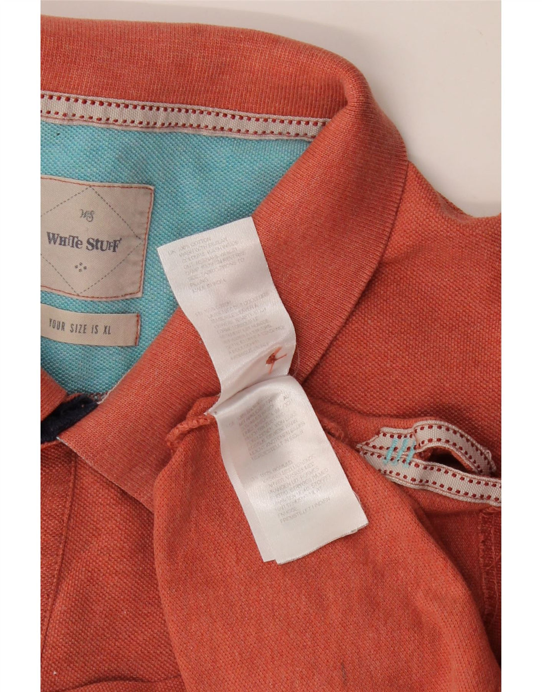 WHITE STUFF Mens Polo Shirt XL Maroon Cotton