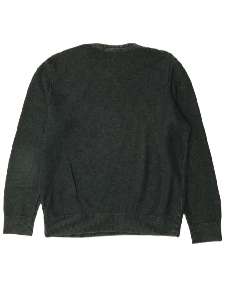 Gap Mens Crew Neck Jumper Sweater Large Green Cotton