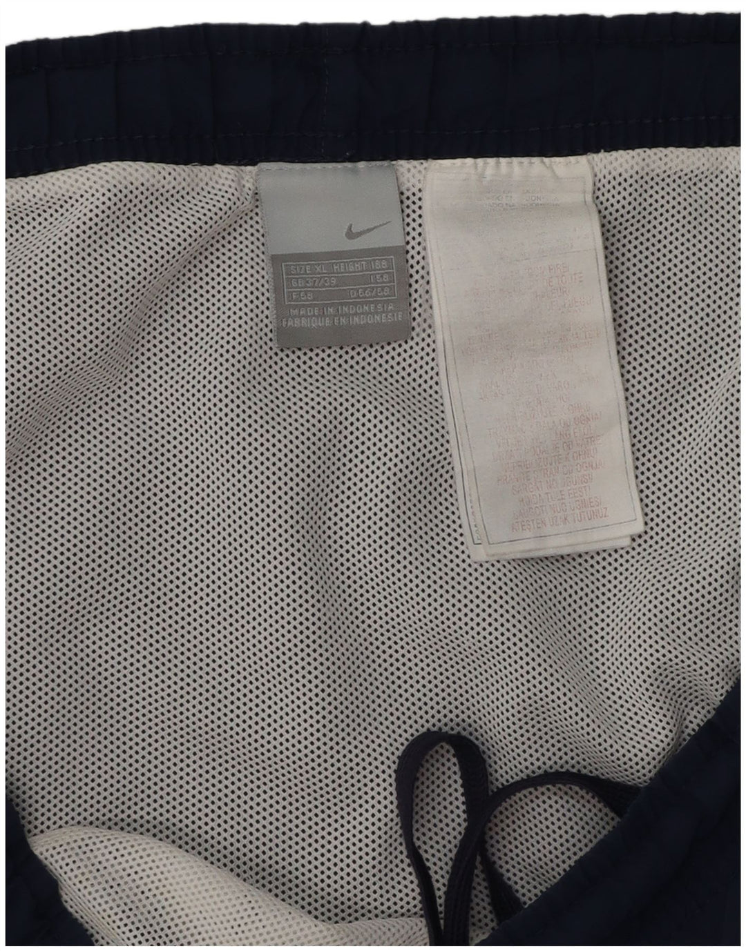 NIKE Mens Swimming Shorts XL Navy Blue Polyester