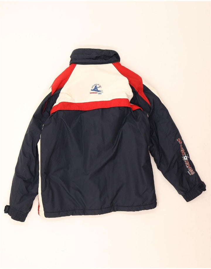 Brugi Boys Ski Jacket 12-13 Years XL Navy Blue Colourblock Polyamide