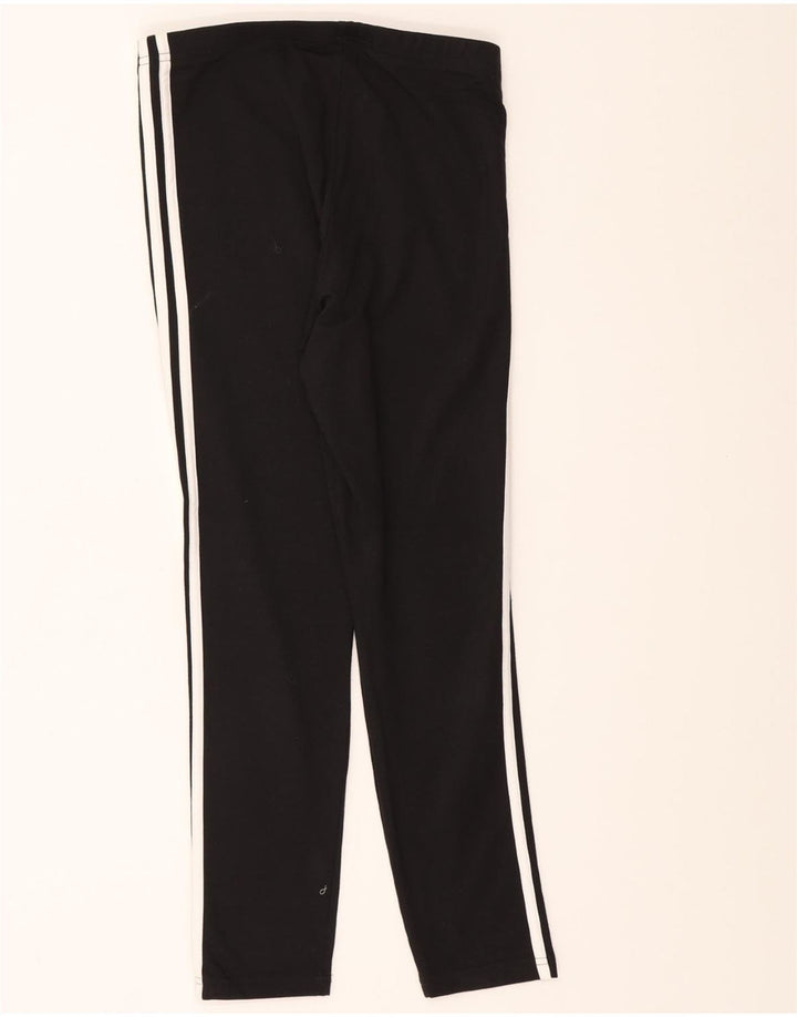 ADIDAS Womens Leggings UK 8/10 Small Black Vintage Adidas and Second-Hand Adidas from Messina Hembry 
