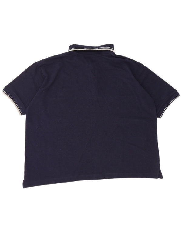 Kappa Mens Polo Shirt Small Navy Blue Cotton