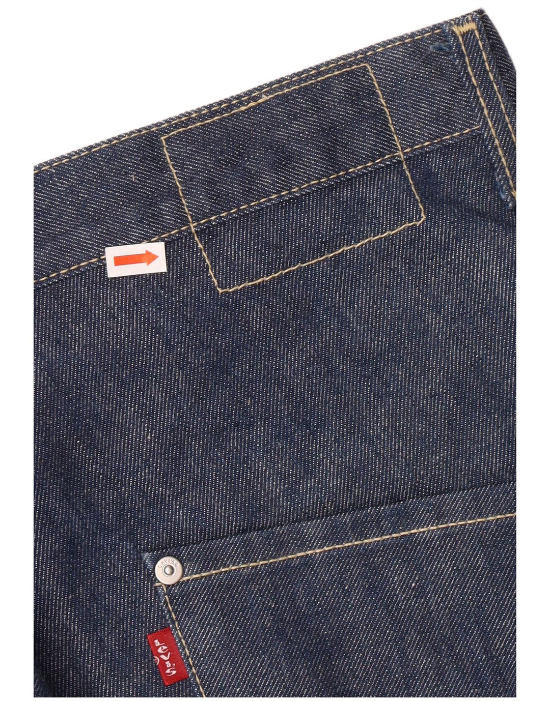 LEVI'S Mens 501 Straight Jeans W32 L30 Blue Cotton Classic