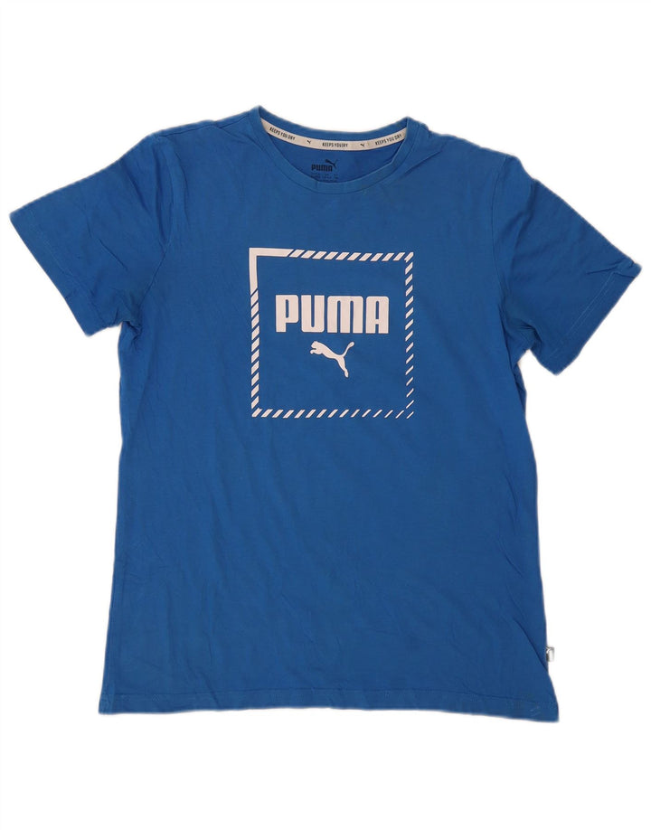 PUMA Boys Graphic T-Shirt Top 15-16 Years  Blue