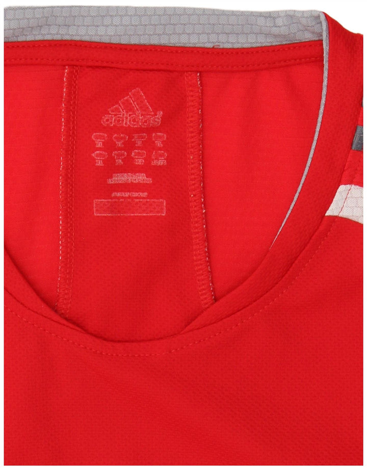 ADIDAS Mens Climacool Vest Top XL Red