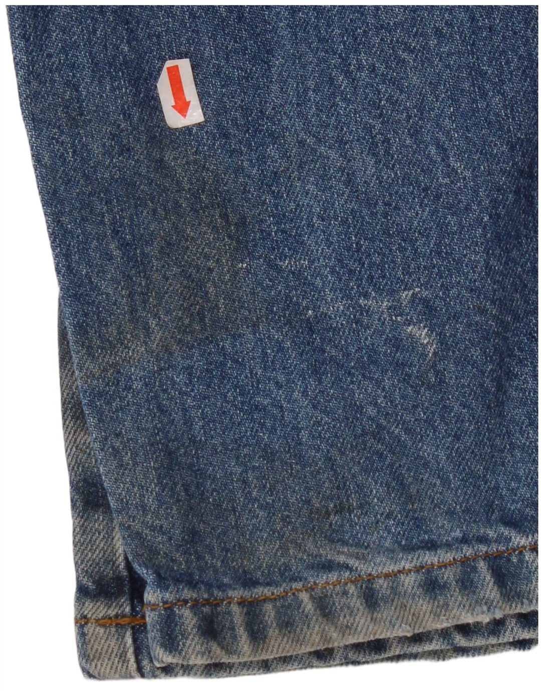 WRANGLER Mens Texas Straight Jeans W33 L30 Blue Cotton
