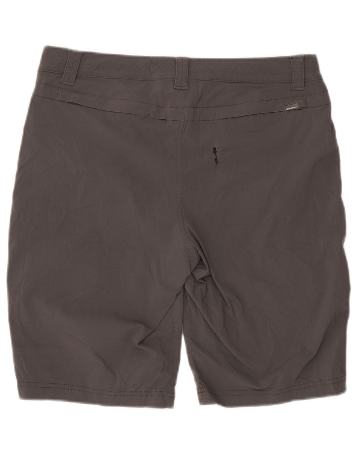 Eddie Bauer Womens Hiking Shorts US 10 Large W32  Grey Nylon