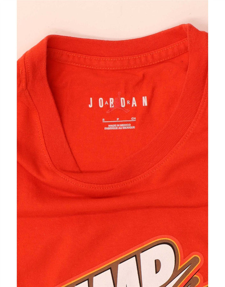 Jordan Mens Graphic T-Shirt Top Small Red