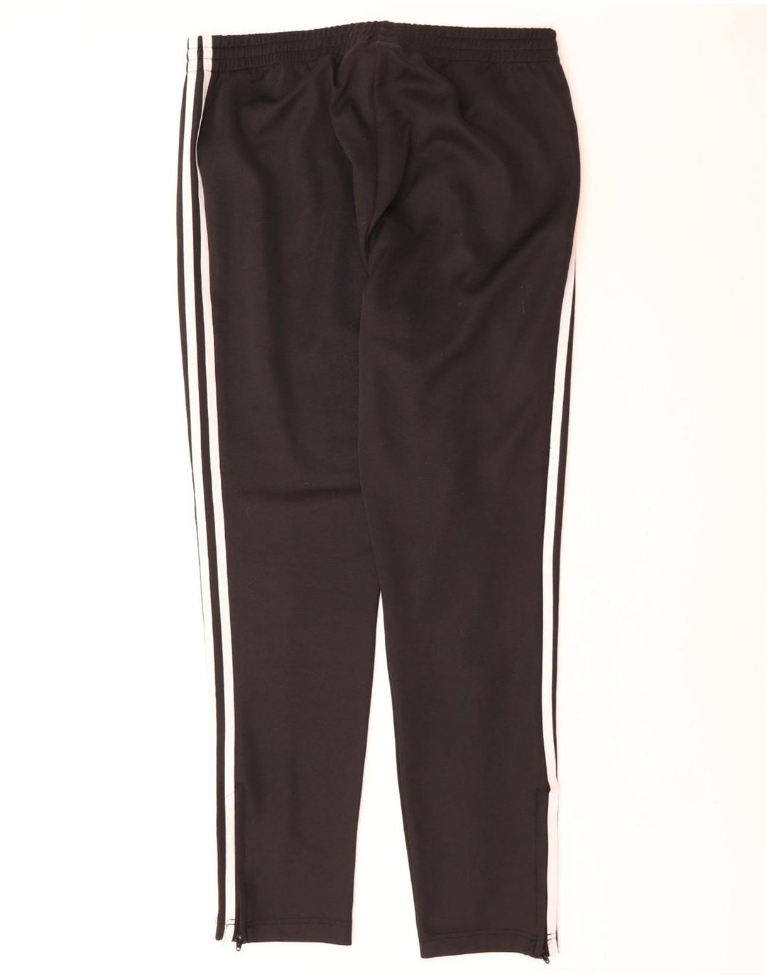 ADIDAS Womens Tracksuit Trousers UK 12 Medium Black Polyester