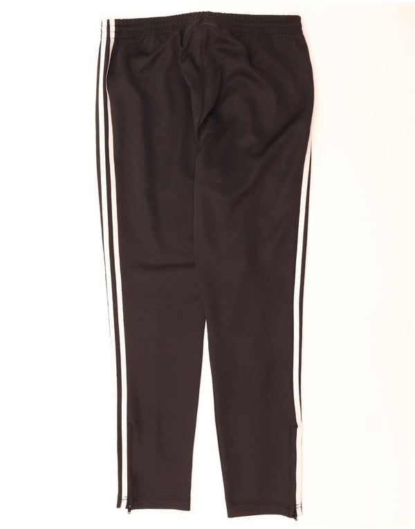 ADIDAS Womens Tracksuit Trousers UK 12 Medium Black Polyester
