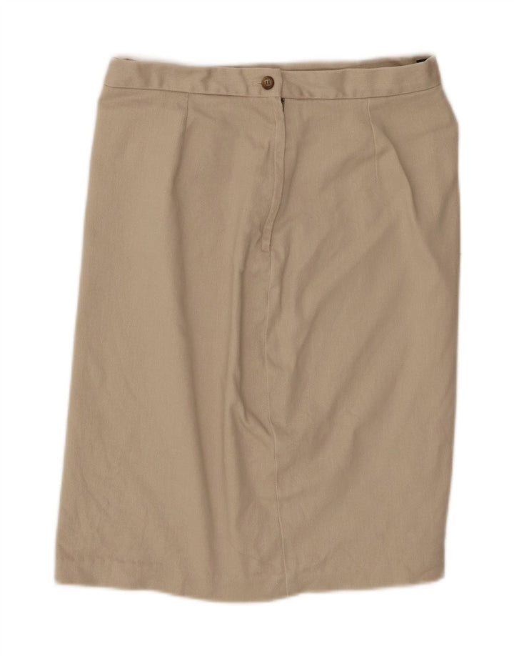J. CREW Womens Straight Skirt W30 Medium Beige Cotton Vintage J. Crew and Second-Hand J. Crew from Messina Hembry 